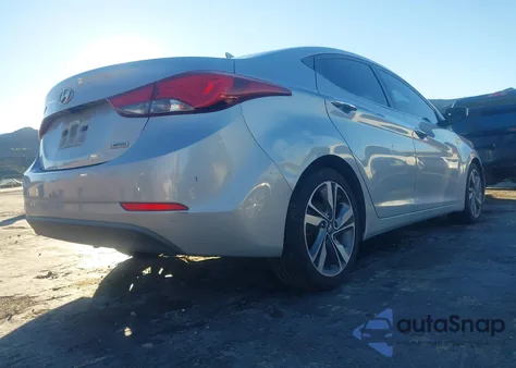 2014 Hyundai Elantra Limited z USA, uszkodzony, nr VIN 5NPDH4AE1EH497260